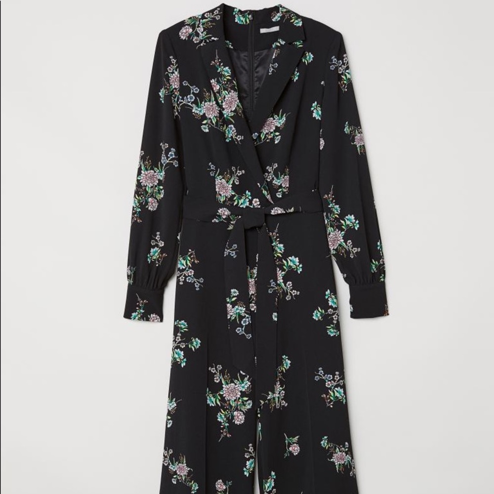 H&M floral Crêpe Jumpsuit